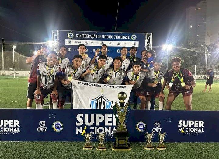Atletas do Pelci conquistam título no Super Nacional de Base de Fut7